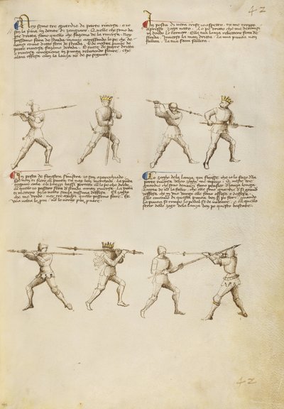 Combat with Lance by Fiore dei Liberi